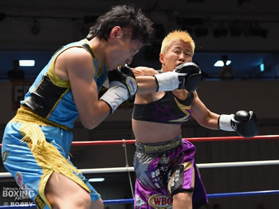 WBO女子世界アトム級タイトルマッチ 6度目の防衛戦